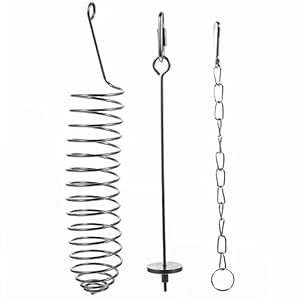 iplusmile Vogel Accessoire 1 Set/3 stks Rvs Vogelvoer Groente Spies Vogel Kooi Fruit Mand
