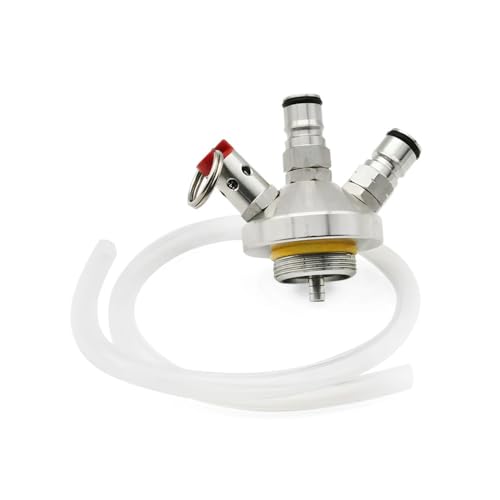 Tapa de mini barril con válvula de alivio de presión - Cabezal de roscado de acero inoxidable 304 (2L, 4L, 5L, 8L, 10L)