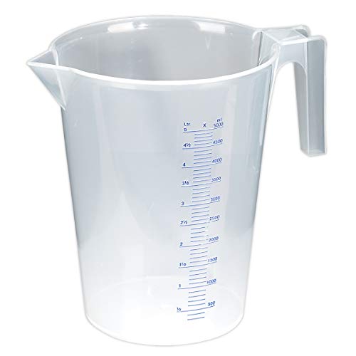 Sealey JT5000 Translucent Measuring Jug, 5L