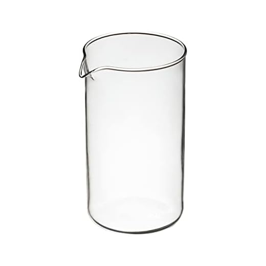 La Cafetière Ersatz-Glasbecher für Kaffeemaschinen in französischer Presse, Durchsichtig
