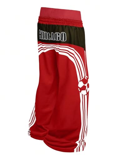 Men's Oversized Sweatpants Letter Graphic Hip Hop Casual Streetwear Baggy Sporty Academy Pants2