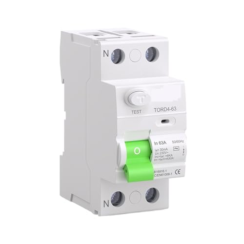 Disjoncteur différentiel électromagnétique type AC 2 pôles interrupteur différentiel 30mA 16A - 2