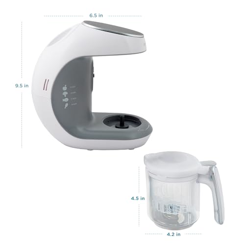 Evla'S BFMWHITE01 Baby Food Maker, Steamer, Blender thumb #8