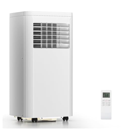 ZAFRO Portable Air Conditioners, 10000 BTU, 3 in 1 Portable AC Unit with Window Kits, Fan & Dehumidifier Modes, Cools up to 450 Sq.Ft, LED Display/Remote Control, 24H Timer for Living Room, Bedroom