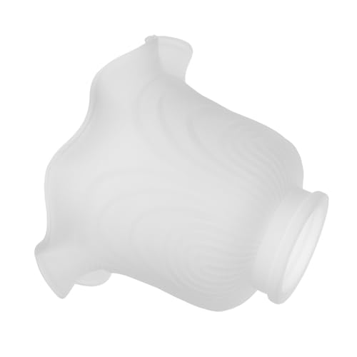Abat-jour Suspendu Luminaire Salon Nordique en Verre Blanc pour Plafonnier