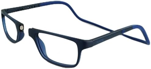 Clic Magnetic Reading Glasses by Slastik, Computer Readers, Foldable Band, Replaceable Lens, Adjustable Temples, Nashi (S-XL)