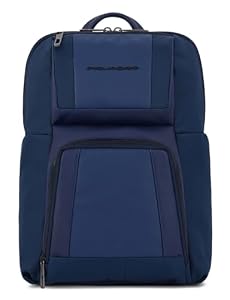 PIQUADRO, Computer and iPad© backpack with pockets for Air, BLU