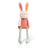 XIMEY Coniglio Peluche, Coniglietto Pasquale, Coniglietti, per Regalo Compleanno, Regalo Pasqua, Decorazioni Pasquali, Morbido Peluche, Adorabile (L)