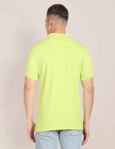 Image of U.S. Polo ASSN. Solid Regular Fit Polo T Shirts for Men - 100% Cotton, Half Sleeves Mens Tshirt