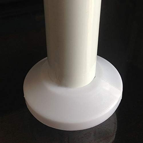 WEKON Set of 12 Pipe Collars White, Plastic Radiator Pipe Covers Pipe Collars for 15 mm/0.59in Diameter Pipe (White)