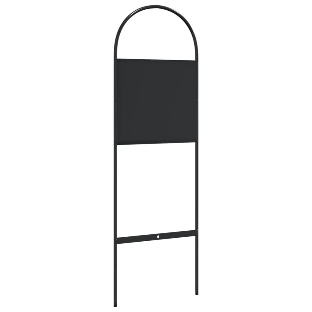 Dressur-Marker aus Stahl 4 Stück 22,5 x 69,5 cm Schwarz Weiß für Reitsport und Training zur sicheren Arenamarkierung und optimalem Richtungswechsel beim Pferd