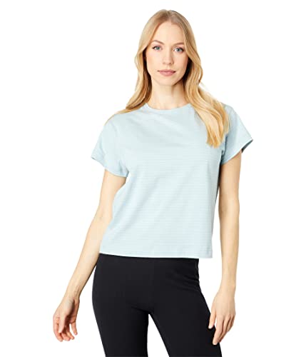 T-shirt Shrunken Crew Stripe S/S Femme idéal pour un style décontracté chic