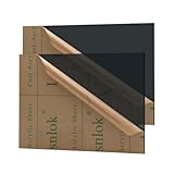 Lesnlok Black Transparent Acrylic Sheet 1/8 inch Thick 3mm 2 Pieces 8 x 12 Black Clear Plexiglass Sheet for Sign,Craft,Painting,Laser Cutting,DIY Display Projects