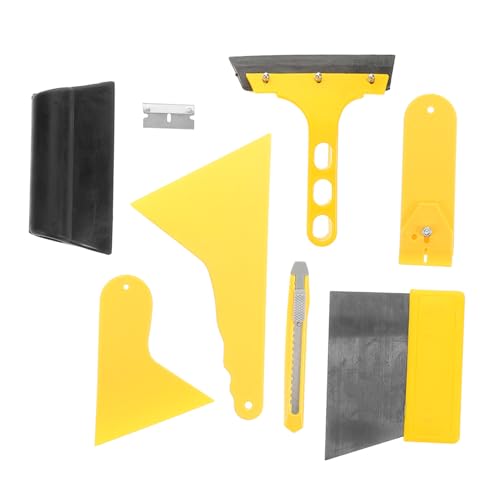 Alipis 7-Piece Car Film Application Tool Kit Window Tint Tool Edge Scraper Bubble Remover Long Handle Squeegee Tint for Car