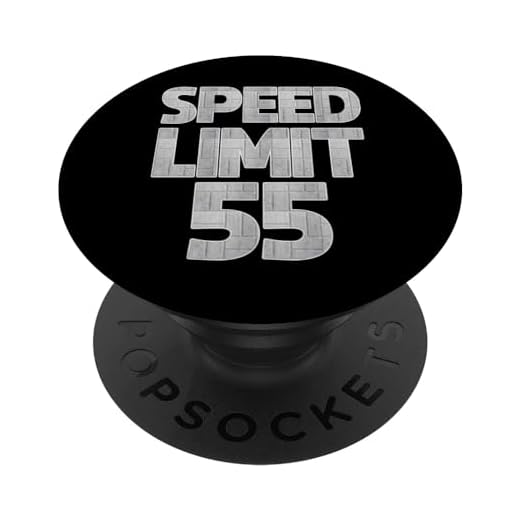 Señal de límite de velocidad, 55 cumpleaños, mujeres, hombres, conducción divertida 55 mph PopSockets PopGrip Intercambiable