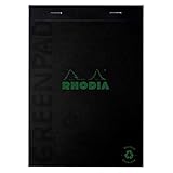 ロディア メモ帳 【グリーンパッド】 No.16 (A5) 14.6×20.8cm 70枚 5mm方眼 メモパッド 100%再生紙利用 紙重量90g/㎡ ミシン目入 RHODIA cf16691