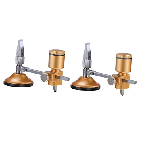 EXCEART 2 Piezas De Brújula De Vidrio Cortavidrios Herramientas De Ceramica Herramienta De Corte De Círculo De Vidrio Herramienta Para Marcar Vidrio Cuchillos Aleación Cerámica