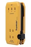 humor handy Next AC PD65W対応 充電器 USB タップ (マスタードイエロー) 【 acアダプター USB-A 2ポート Type-C 3ポート 電源タップ ケーブル収納 延長コード 】