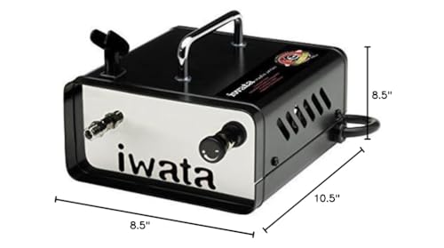 Iwata KIT-4207-IS35 Medea Hp-Cs .35Mm Eclipse Airbrush W/ Is35 Ninja Jet Compressor thumb #2