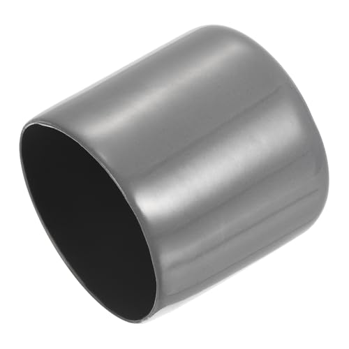Image of uxcell 4pcs Rubber End Caps 43mm ID Vinyl Round End Cap Cover Screw Thread Protectors Dark Grey, 40mm Height
