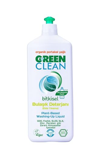 Bitkisel Bulaşık Deterjanı, 730 ml, Organik Portakal Yağlı