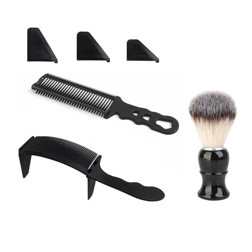 Peine barber fade para corte de hombre, antiestático y resistente al calor miniatura 1