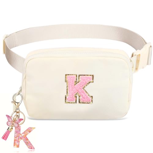 Image of Belt Crossbody Bag for Girls Women - girls fanny pack ages 8-12 Teen Birthday Gifts Small Waist Packs Trendy Kids Fanny Pack K, Beige