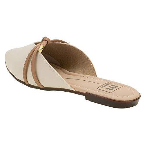 Sapato Feminino Mule Moleca- 5444315 MARFIM