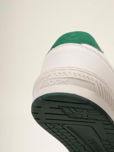 Image of WROGN Men's White & Green Sneakers