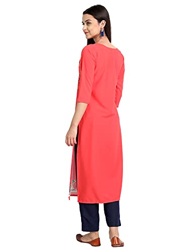 Image of Women's Crepe Straight Kurta