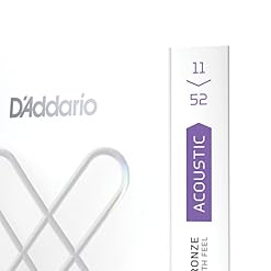 D’Addario XSABR1152 Cordes de guitare acoustique avec revêtement bronze pour guitare acoustique 6 cordes 11-52 - Les Beatles, Paul McCartney, John Lennon, RIngo Starr, George Harrison D'Addario XSABR1152 Cordes de guitare acoustique avec revêtement bronze pour guitare acoustique 6 cordes 11-52 – Image 5