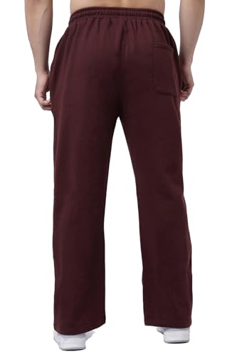 Image of FUAARK Men's Premium Polycotton Relaxed Loose Fit Sports Gym Stylish Track Pant Trouser for Men