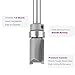 SpeTool Carbide Pattern Flush Trim Router Bit 1/4 Inch Shank Top Bearing 1/2 Cutting Dia 3/4 CL Plunge Template Woodworking Tool for Edge Trimming