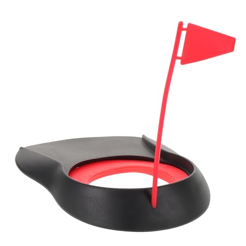 BESPORTBLE Golf Putting Green Cup and Flags Regulation Size Cup for Sports Games and Practice