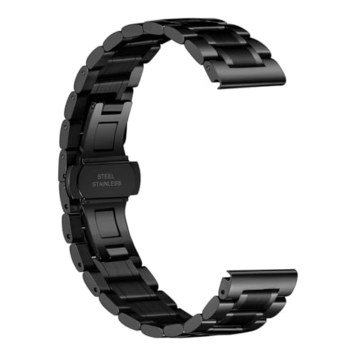 Nelumbo Quick Release Metal Chain Butterfly Clasp Watch Bands 18mm 19mm 20mm 21mm 22mm 24mm Stainless steel Watch Strap Bracelet Replacement