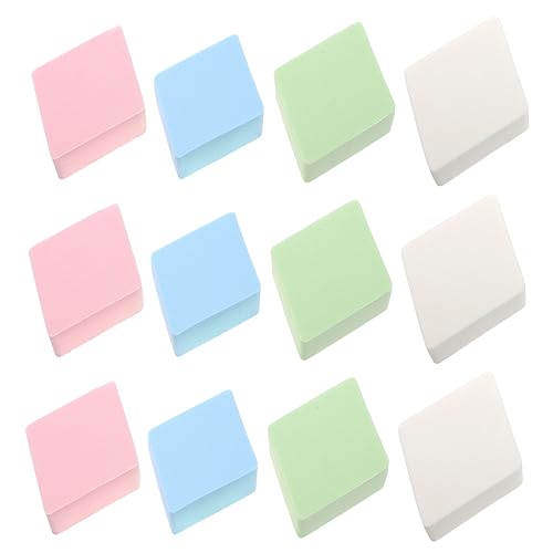 VALICLUD 12 Pack Face Make up Puff Set for Dry Wet Foundation Large Mini Makeup Sponges Multi-functional Portable Powder Pads