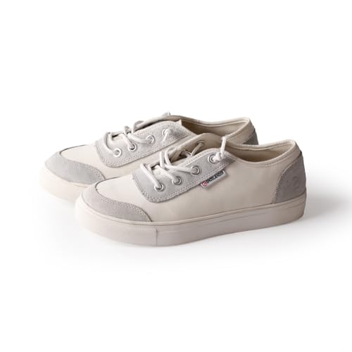 SHOELANDER Women's Lace up Flats Comfortable Casual Walking Shoes - Image 3