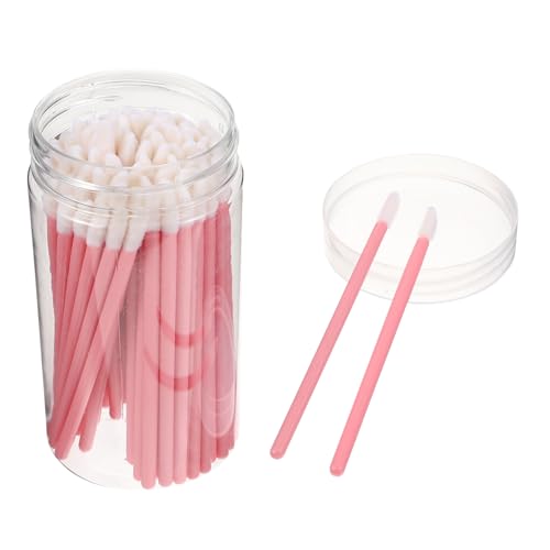 Baluue 100pcs Lip Brush Makeup Tool Disposal Makeup Brush Lip Gloss Applicator Lipstick Wands Makeup Accessories for Daily Use