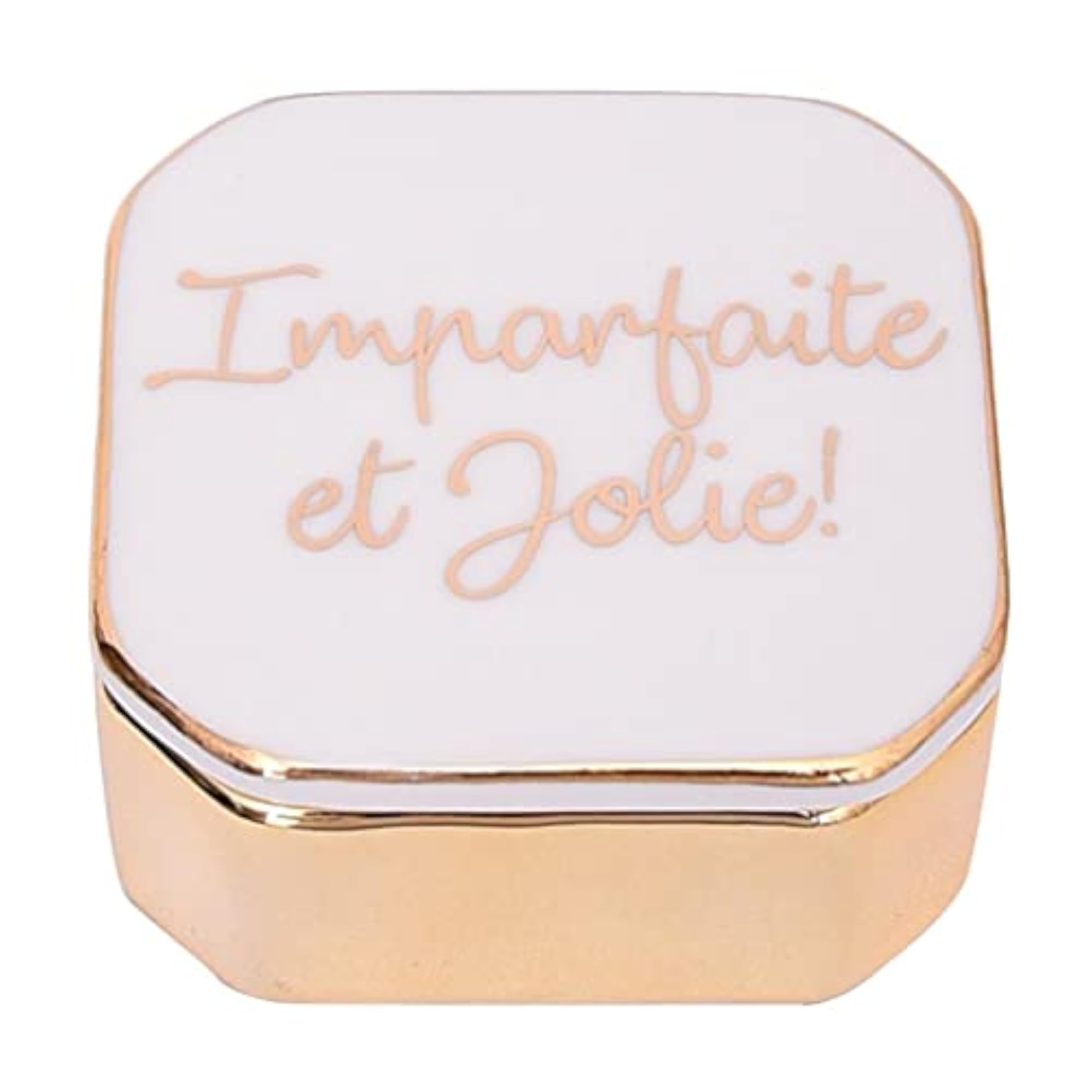 Mini Travel Jewelry Ceramic Box for Makeup Display Organizer