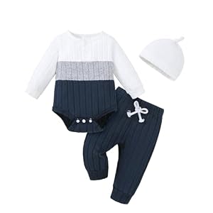 Renotemy Newborn Baby Boy Clothes Winter Outfit Essentials Preemie-12Months