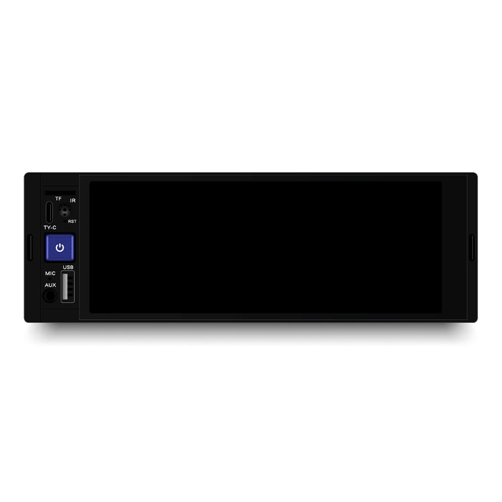 Autoradio Tactile 1 Din 6,86 Pouces avec Carplay Android Auto, Écran Tactile de 6,86 Pouces, TF USB -C, Système Audio Vidéo pour Voiture