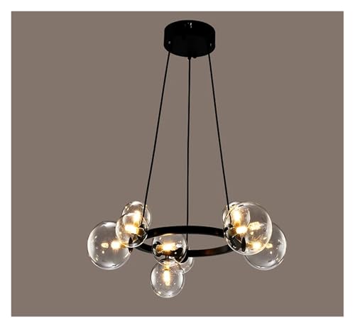 Bulles verre suspension or nordique pour une ambiance de chambre poétique