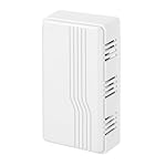 Heath Zenith Wired Mechanical Doorbell Chime, White, Plastic, Wired, 2 Tunes, Vertical, Horizontal, 80 dB, Button Not Included