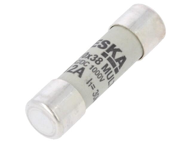Fusible gR 12A 1000VDC ESKA pour éviter les pannes d'onduleur