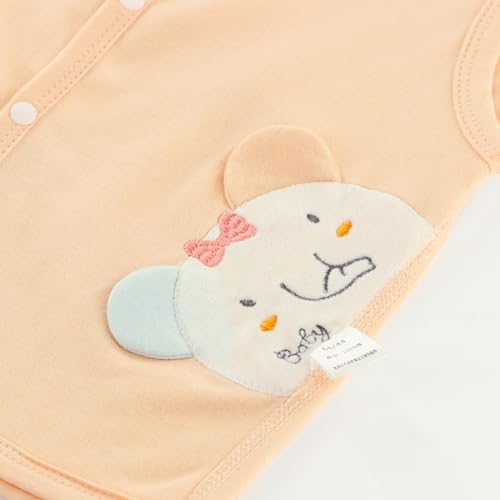 Image of POBIDOBY Baby Vest for Girls & Boys, Purcotton Toddler Reversible Vest for Spring & Autumn