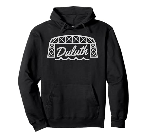 Aerial Lift Bridge - DULUTH MINNESOTA MN - Lake Superior Pullover Hoodie