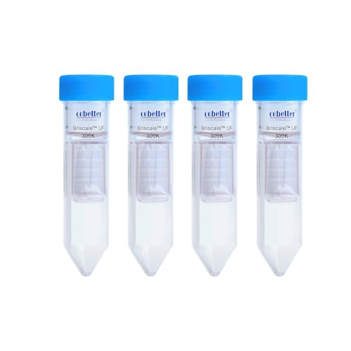 Image of 300kDa Ultra Centrifugal Filter Unit, 15mL, Regenerated Cellulose RC Membrane, Screw Caps, Individually Wrapped (4 /PK)