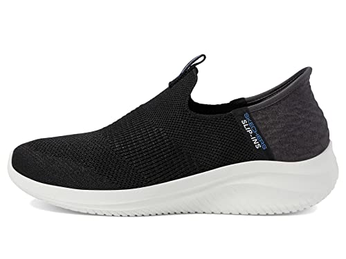 Image of Skechers Women's Hands Free Slip Ins Ultra Flex 3.0 Smooth Step Sneaker, Black, 8 Wide