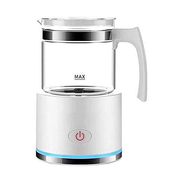 GXBCS Espumador de Leche Batidora de Leche Vaporizador de Leche y espumador de Chocolate Caliente Jarra de Espuma Desmontable para Leche frÃ­a Caliente 918