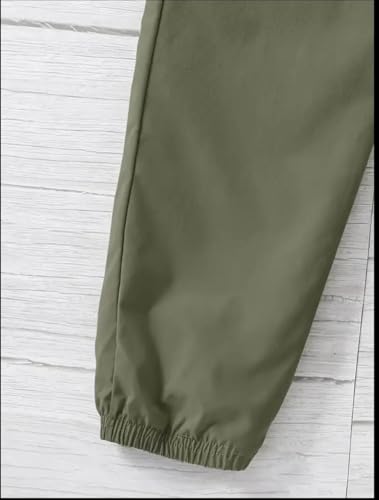 Image of Boys Cotton Regular Fit Cargo Joggers Trouser Pants with Pockets for Kids - Comfortable & Stylish Boys